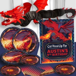 *Dragon Deluxe PERSONALIZED Party Pack for 8